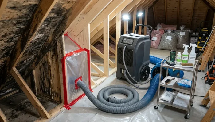 Attic Mold Remediation